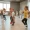 teachers and students dancing in classroom